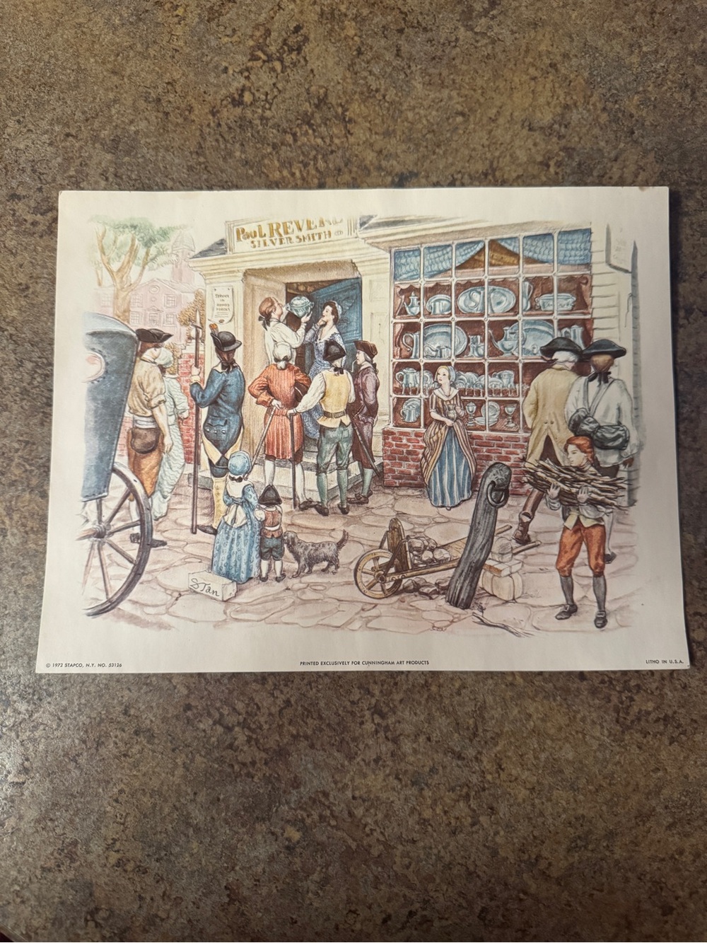 Paul Revere Silver Smith Litho Print